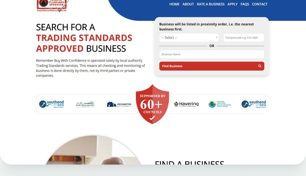 Buy with Confidence website